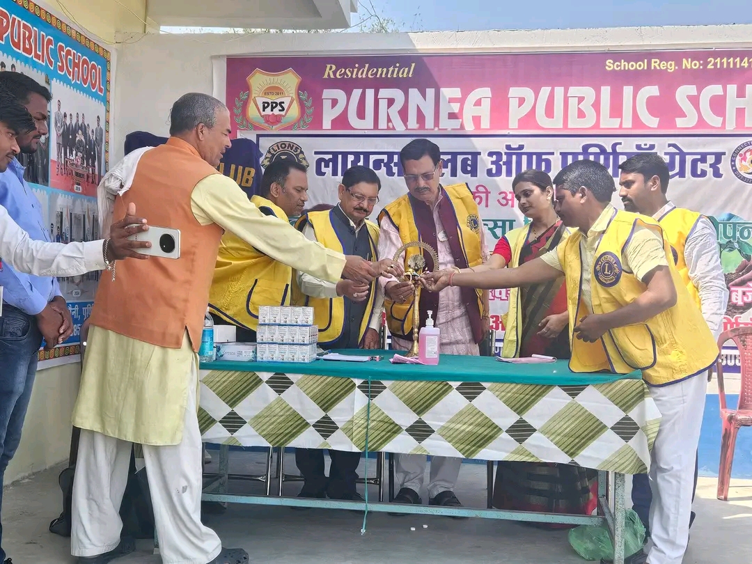 Health and eye check-up camp